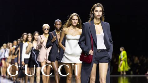 gucci live show|Gucci ancora fashion show.